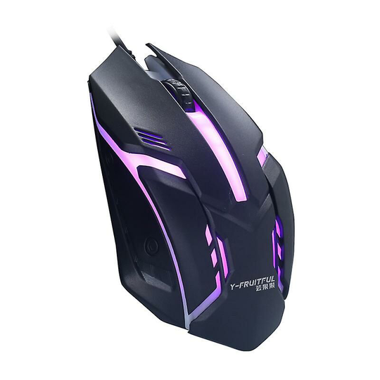 Y-fruitful Wired Mouse Mouse Gamer Mice Silent Mause With Backlight