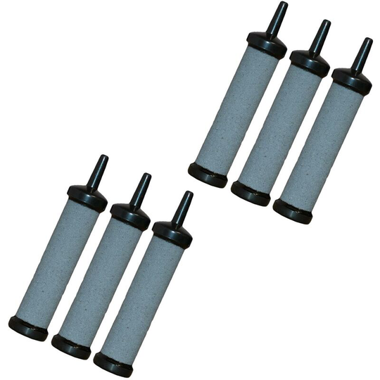 6 Pack 65 x 15mm Air Cylinder - For Ponds or Aquariums - Pisces