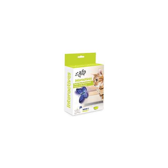All For Paws Interactives Cat Flutter Bug Refil, Pack of 6