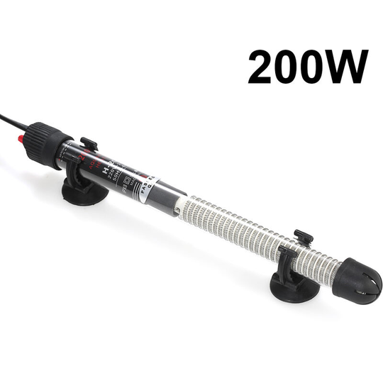 Submersible Heater Heating Rod for Aquarium Glass Fish Tank Temperature Adjustment 220-240V, 200 - 200