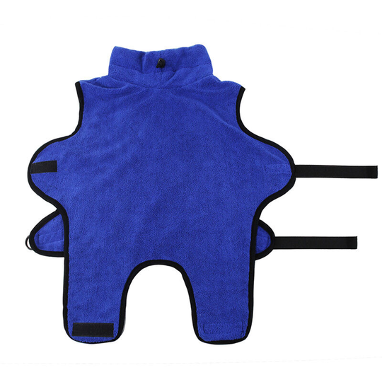 Pet Bathrobe Microfiber Dog Bathrobe Absorbent Large Dog Clothes 36 * 45 * 52cm