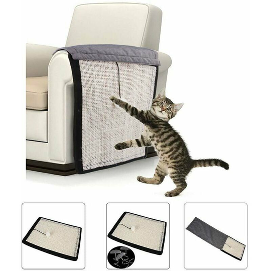 Cat Scratching Board Sofa Corner Protector Sisal Claw Sharpener