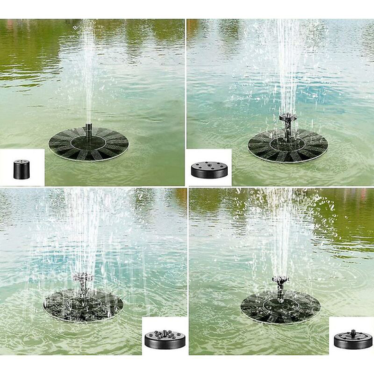 Solar Fountain, Garden Fountain Pond Pump Floating Fountain Solar Pump Thsinde