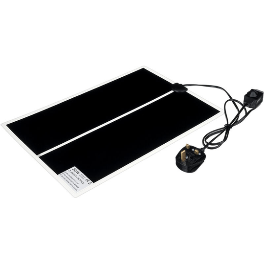 Electric Pet Heat Mat Brooder Incubator Adjustable Temperature Control Heating Pad 20W uk Plug