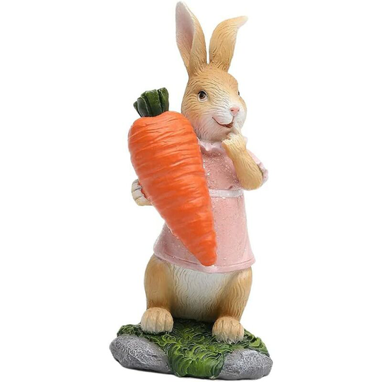 Easter Bunny Decorations, Easter Decorations, Resin Easter Bunny Statue Garden Figurine Rabbit Figur