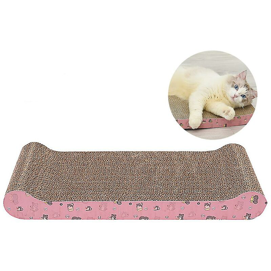 Thsinde Carton Cat Scratch Board Sofa Bed Cat Claw Claw Card Claw Wavy Corrugated Paper