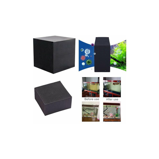 Muff - Water Purifier Cube Aquarium Filter Eco-Aquarium Filter Ultra Strong Filtration & Absorption 10X10X5CM