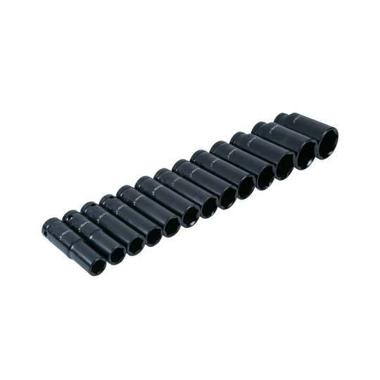 BlueSpot 13 Piece 1/2" Drive Metric Deep Impact Socket Set 13 - 32mm