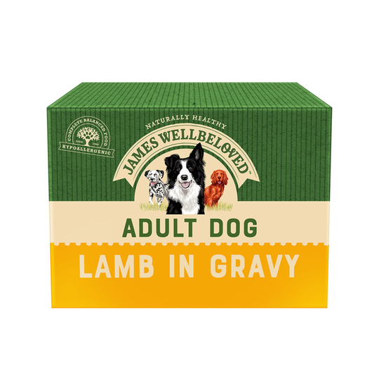 James Wellbeloved Adult Pouches - Mega Pack 80 x 150g - Lamb with Rice