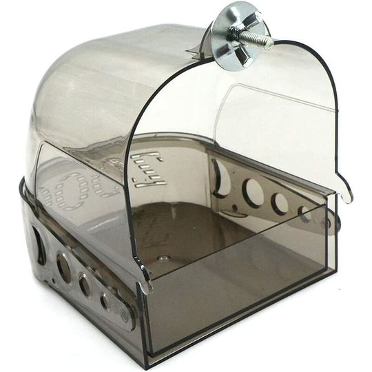 For parrot, with bird feeder, for small birds, finch, parakeet, canary, parrot, parrot