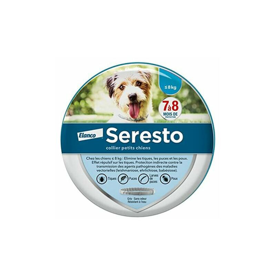 Anti-Flea and Anti-Tick Collar for Small Dogs - Less than 8KG,1 Collars,
