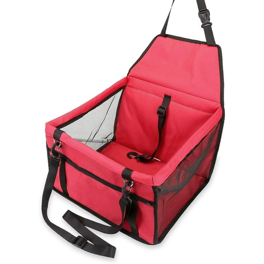 Cat Dog Car Seat, Waterproof Breathable Seat Cover with Safety Leash, Small Dog Travel Car Carrying Bag Dksfjkl