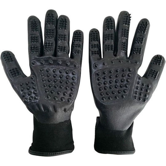 2Pcs Massage Grooming Glove, Pet Cleaning Brush Bath Massage Comb Soft Silicone Brush Pet Comb