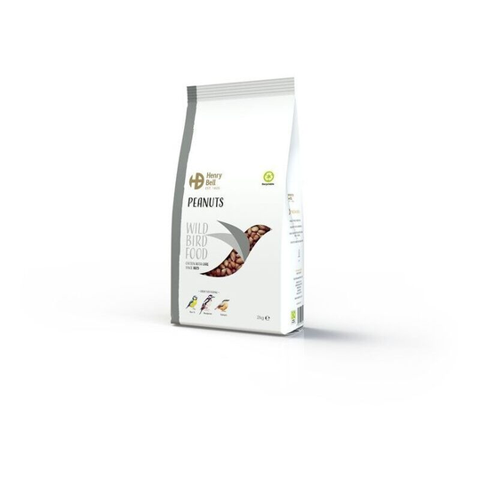 Henry Bell & Co Peanuts Wild Bird Food (2kg) (Brown) - Brown
