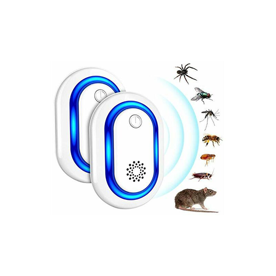 Echoo - Ultrasonic Repellent 2 Pcs Ultrasonic Mice Repellent Mosquito Insect Repellent Rodents Multi-purpose