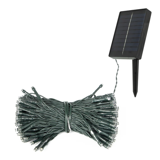 Ahkeem 2090Cm LED Solar Powered 200 - Bulb Mini String Light (End to End Connectable)