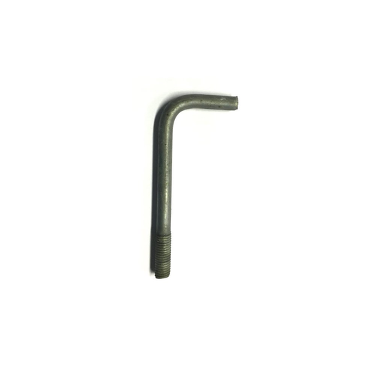 Foundation Bolt (Anchor or L-Bolt) M10 x 150 mm Galvanised Mild Steel