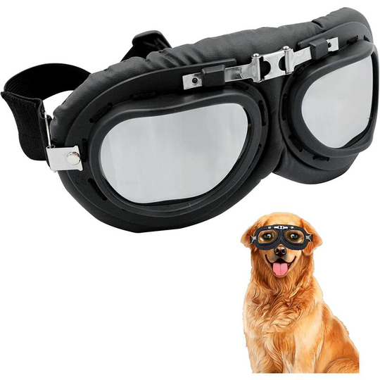 Dog Cat Dog Sunglasses Pet Decor Accessories Dog Outdoor Style Equipment, 1 Piece, Silver, Waterproof, uv Protection