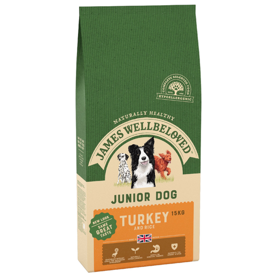 James Wellbeloved Junior - Turkey & Rice - 15kg
