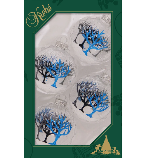 Aqua Trees Baubles