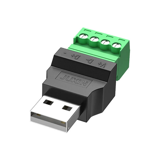 4PCS Solderless usb Socket, Mobile Phone Keyboard Mouse Connector usb Socket, (Male) - Muff