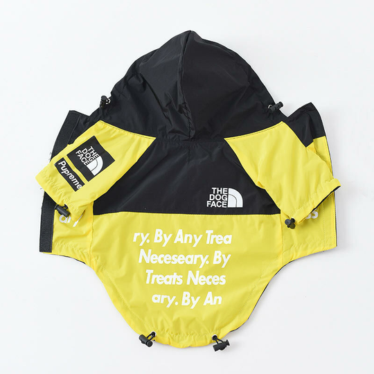 Dog coat, new windproof and rainproof polyester coat for small and medium dogs mackintosh dog pet rash coat(M)