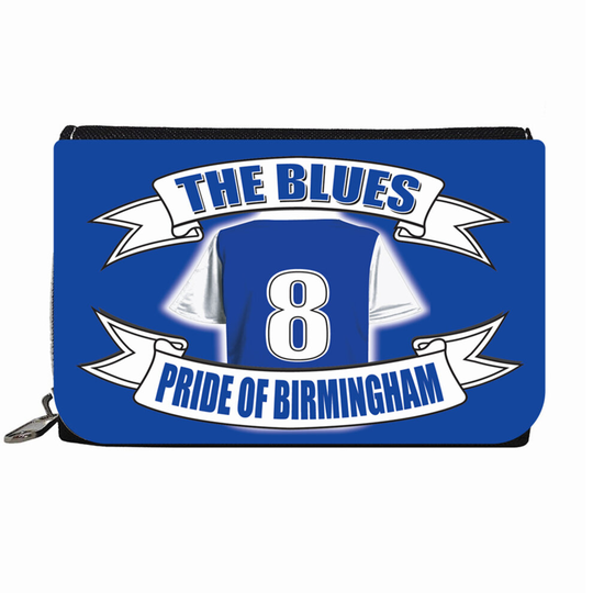 Birmingham Football Shirt Canvas Zipped Gift Purse