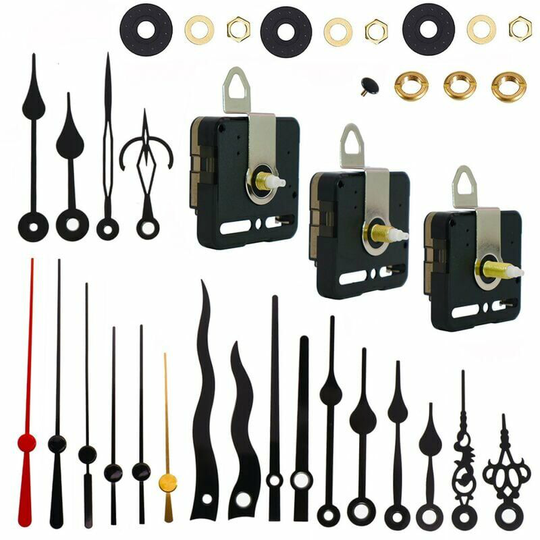 Piece Quartz Wall Clock Movement Mechanisms Battery Operated Clock Motor Set