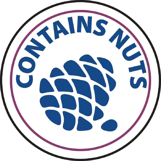Contains Nuts Labels Pack of 1000 - U914