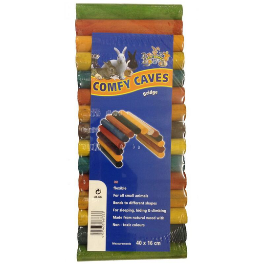 Lazy Bones - Bendable Wooden Cave (Small) (May Vary) - May Vary