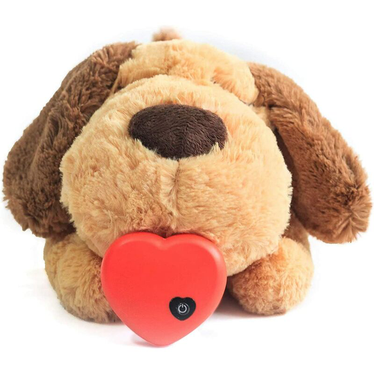 Toy for puppy - behavioral help, heartbeat - hot plush for pet, dog