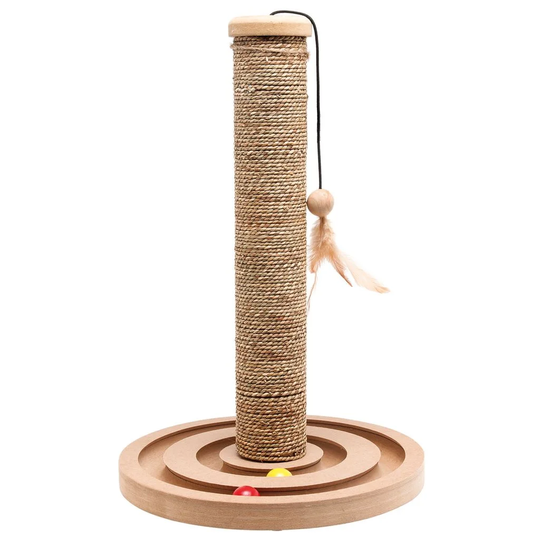 Flamingo Cat Scratching Post with Ball Track Brigitte 30 x 44cm
