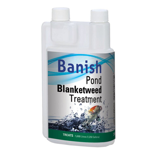 Banish Pond Blanketweed Treatment 250ml - Treats 5688 Litres