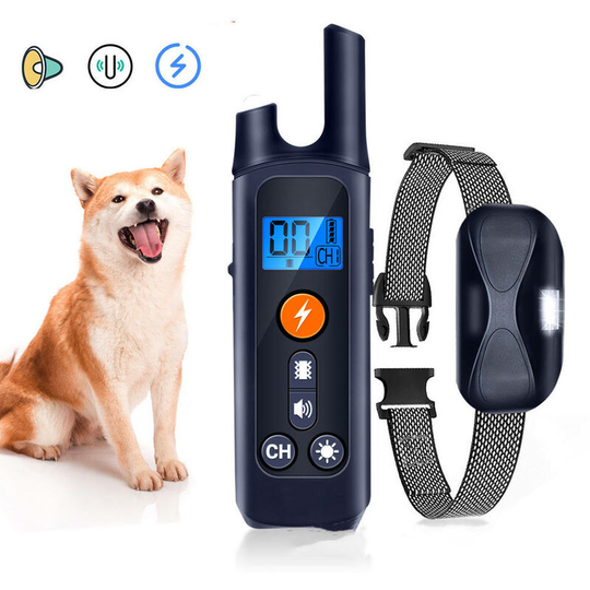 Dog Training Collar Anti Bark Dog Collar 1000M Control Distance, 3 Modes Educational CollarHunting Dog Electric Collar