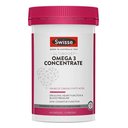 Swisse Ultiboost Omega 3 Concentrate 45 Capsules