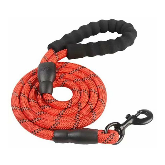 Betterlifegb - Leave dog, leave dog rope with soft padded handle, very reflective wires, waste bags and dog dispenser, 1.5 m rope leaves for all dogs