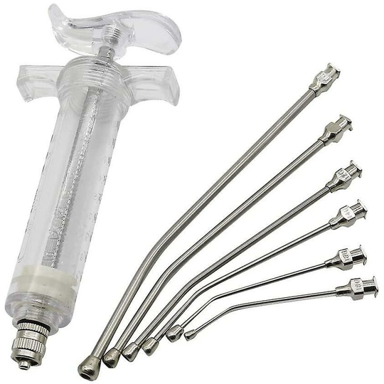 Feeding Syringe Baby Bird Feeding Tubes Parrot Hand Feeding Syringe With 6 Curved Gavage Tubes (20ml) - Thsinde