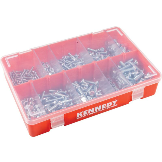 Machine Screws & Nuts Steel Metric Pan bzp Kit - Kennedy
