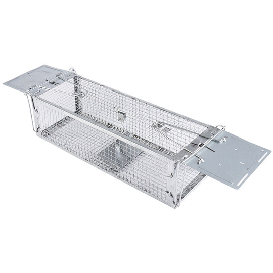Lifcausal - Animal Humane Trap Catch and Release Cage Easy Trap Catch with 2 Doors for Rat Mouse Mice Squirrels Chipmunks Voles Hamsters