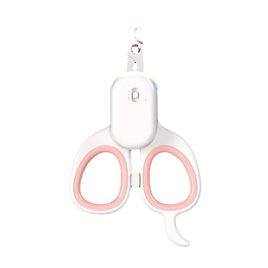 Cat Claw Clipper, Multifunction Professional Puppy & Small Animal Nail Clippers, Stainless Steel Scissors, Equipped with High Brightness led Light