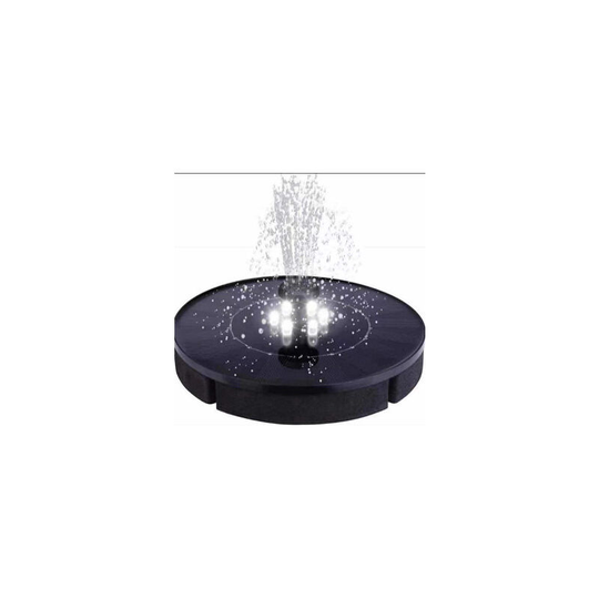 Outdoor Solar Fountain with Light, 2.5W Floating Solar Pond Pump for Bird Bath, Aquarium, Garden Pond. Thsinde