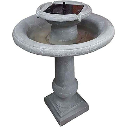 Solar Fountain Garden Water Feature, Outdoor Fountain, Bird Bath