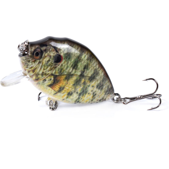 6cm 15g Mini Wobbler Fishing Lure Artificial Hard Bait Crankbait for Fish Bass Fishing Tackle,model: 1 - model: 1