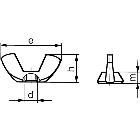 M4 Wing Nut A2- you get 10 - Qualfast