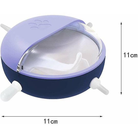Thsinde - thsidne Puppy Nipples Feeder, Multi-mouthed Pet Silicone Bionic Milk Bowl, Newborn Milk Slow Self Feeding De