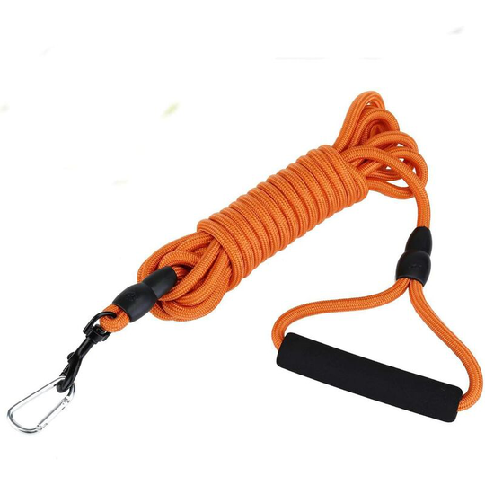 Denuotop - Dog lanyard, lanyard for, 5m | 10m, long dog training leash, ideal for hiking, camping, training, beach, suitable for small and medium