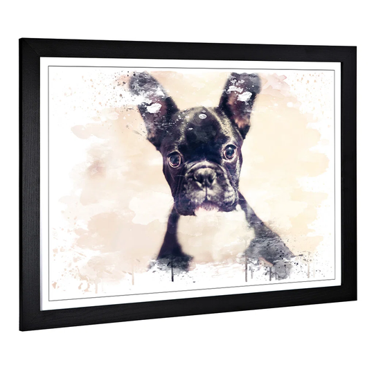 'French Bulldog Puppy Dog' Graphic Art Print