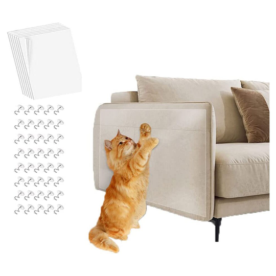 10x Pet Cat Scratch Guard Mat Sofa Protector Scratching Post Furniture