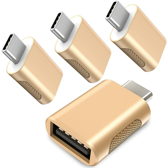 Perle Rare - usb c to usb 3.0 otg 10Gbps Upgrade Adapter (4-Pack), usb Type c Male to usb a Female, Thunderbolt 4/3 to usb Converter for MacBook