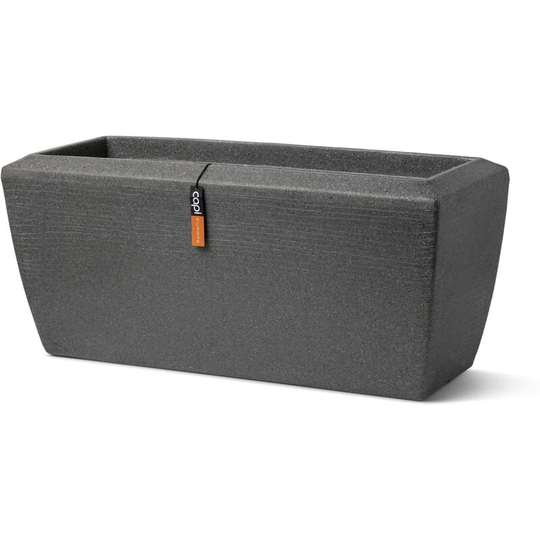 Capi - Planter Arc Granite Rectangle 90x35x40 cm Anthracite Anthracite